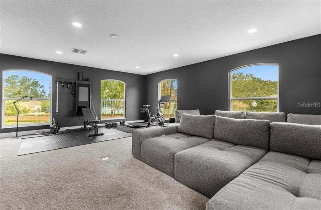 Fitness Equipment, Interior, Living room, Recessed Lighting