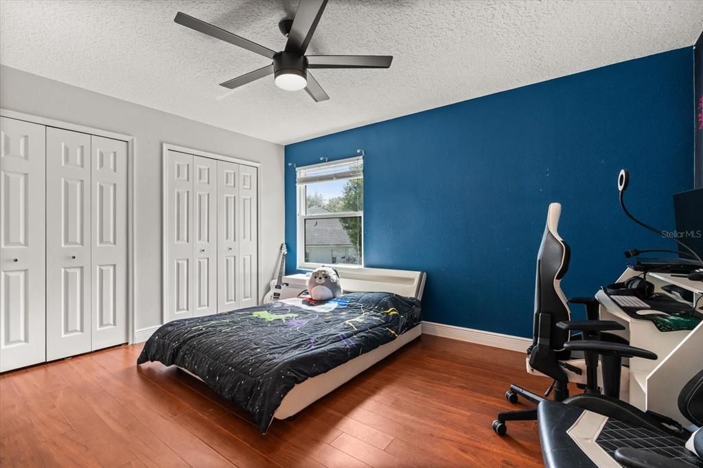 Bedroom, Home Office, Interior, Wood Texture Flooring