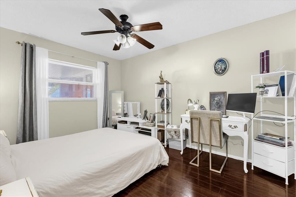 Bedroom, Home Office, Interior, Wood Texture Flooring