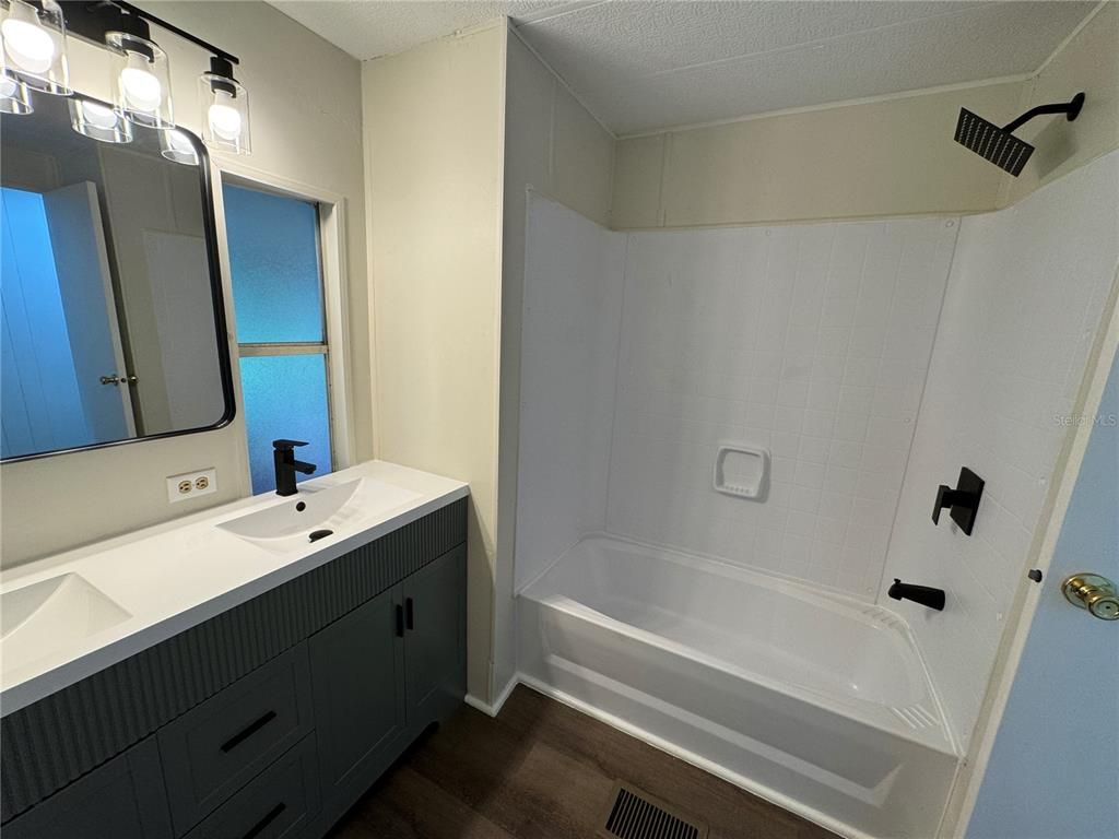 Bathroom, Interior, Wood Texture Flooring