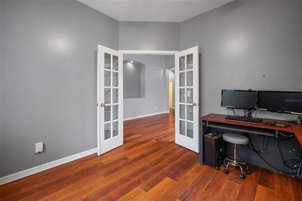 Home Office, Interior, Wood Texture Flooring