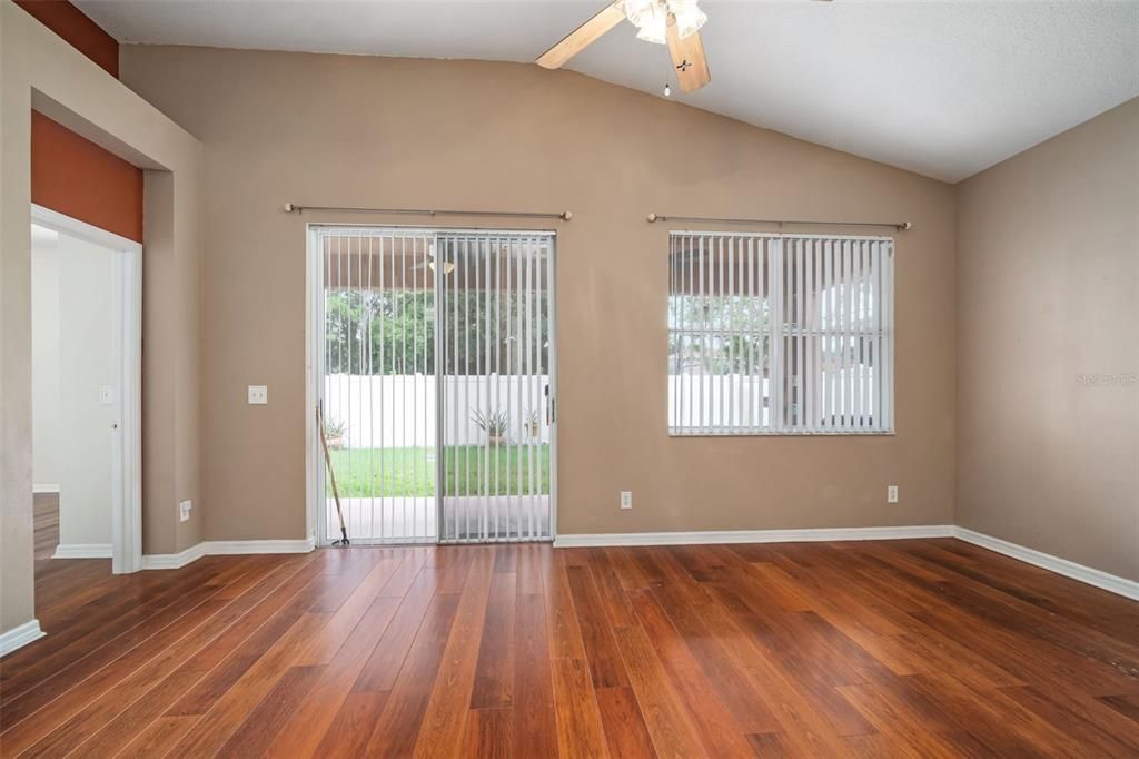Empty room, Interior, Wood Texture Flooring