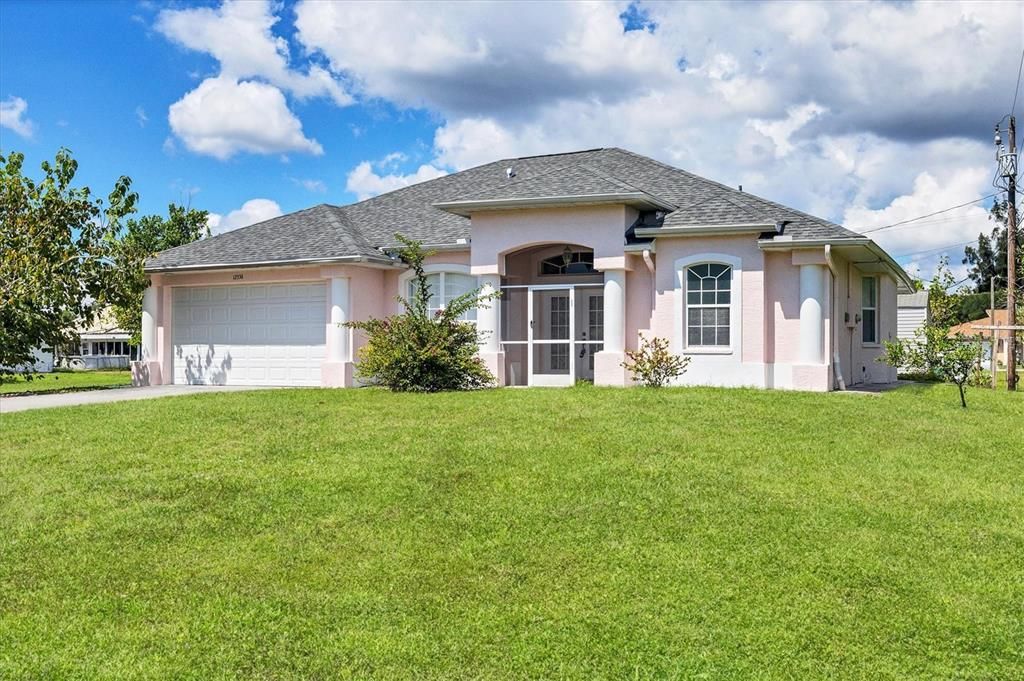 Attached, Backyard, Exterior, Facade, French Provincial