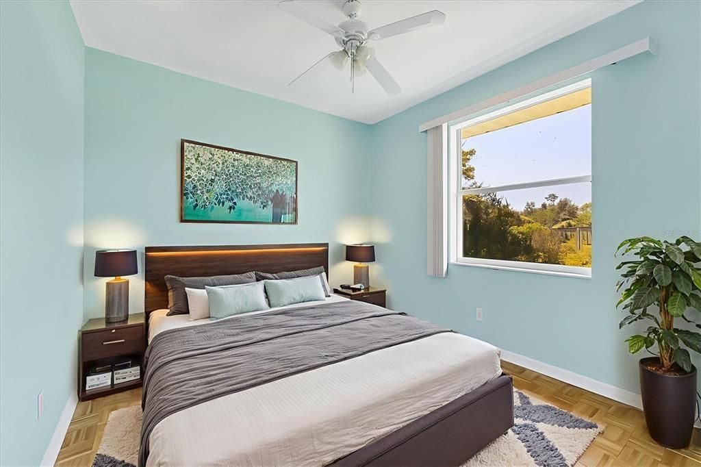 Bedroom, Interior, Wood Texture Flooring
