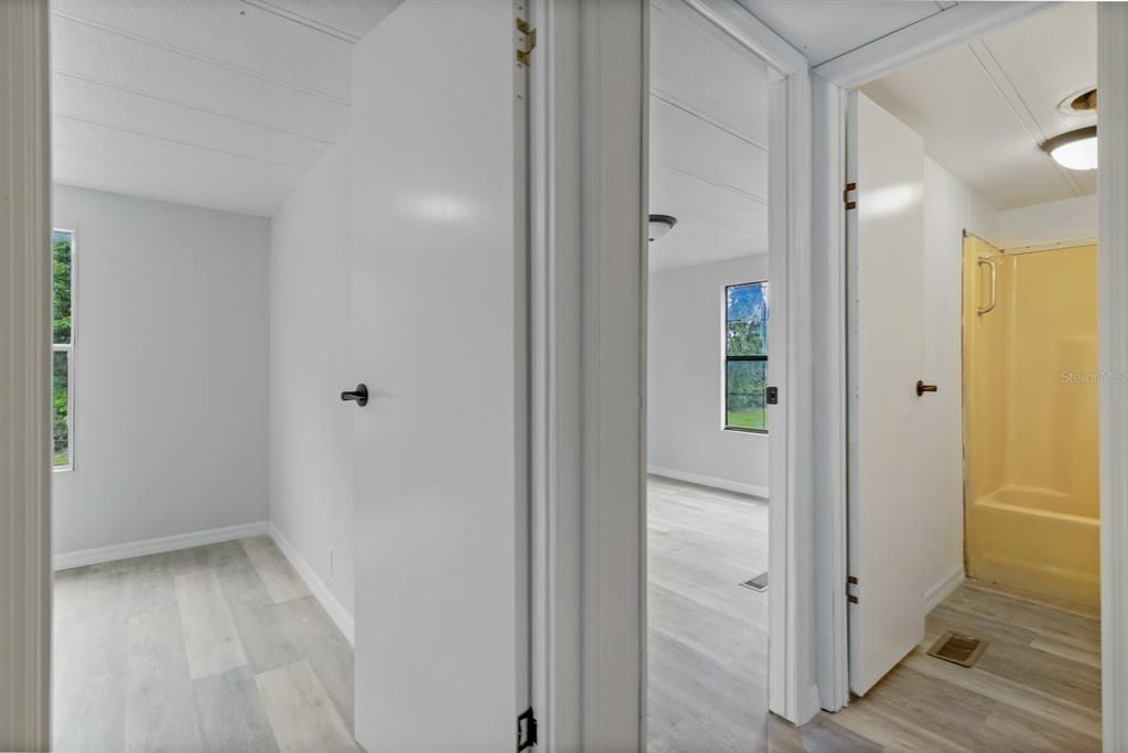 Bathroom, Interior, Wood Texture Flooring