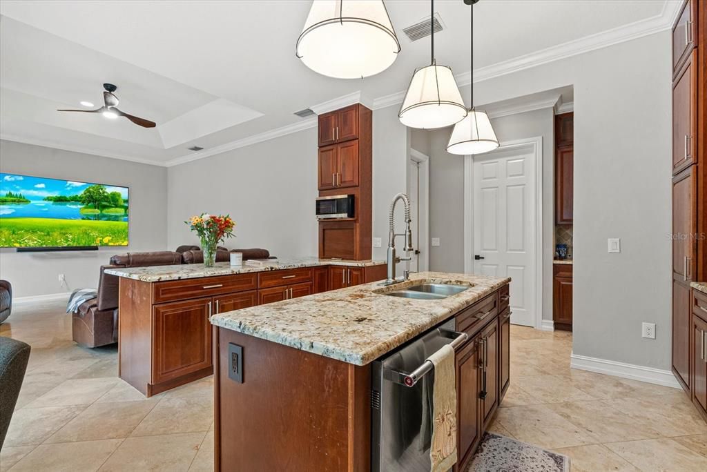 Interior, Kitchen, Pendant Lights, Recessed Lighting