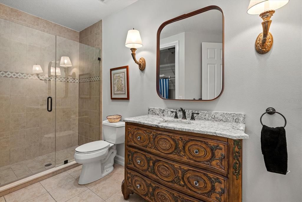 Bathroom, Glass Shower, Interior