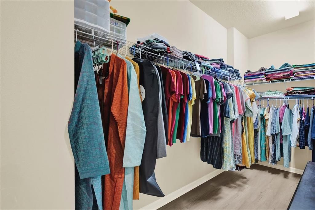 Interior, Walk-in Closets, Wood Texture Flooring