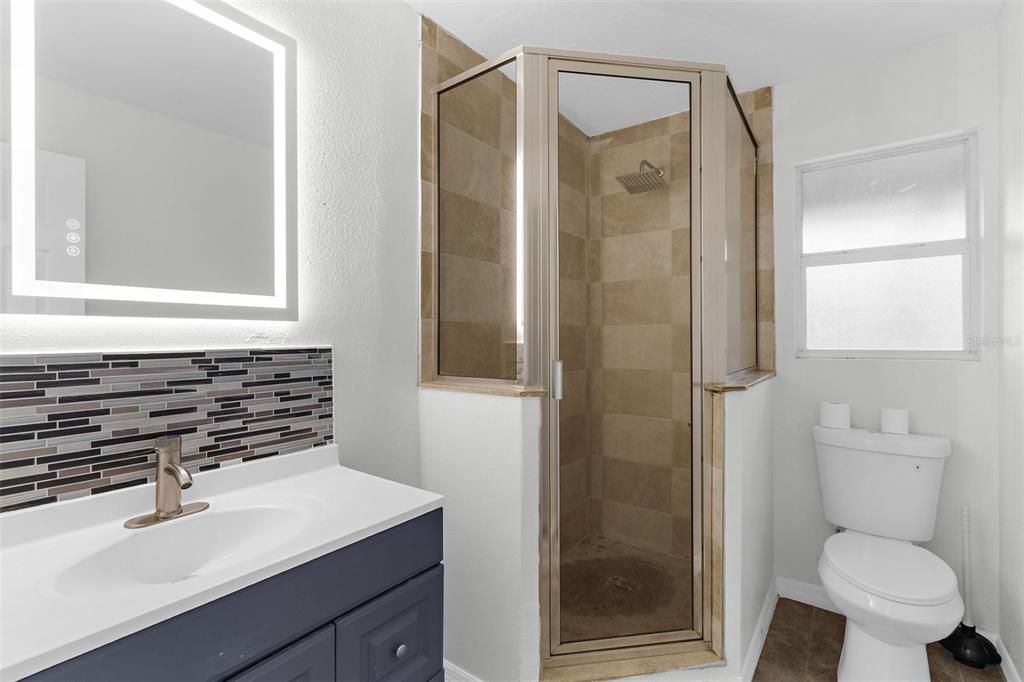 Bathroom, Glass Shower, Interior