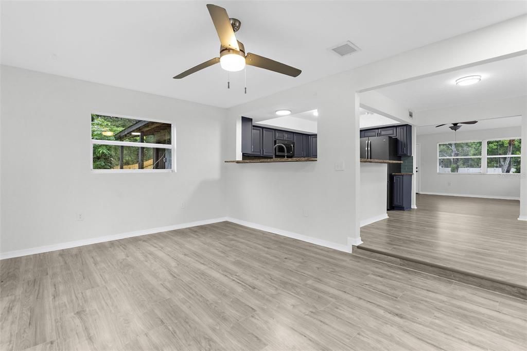 Empty room, Interior, Wood Texture Flooring
