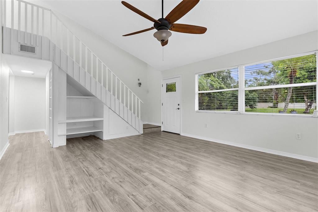 Empty room, Interior, Wood Texture Flooring