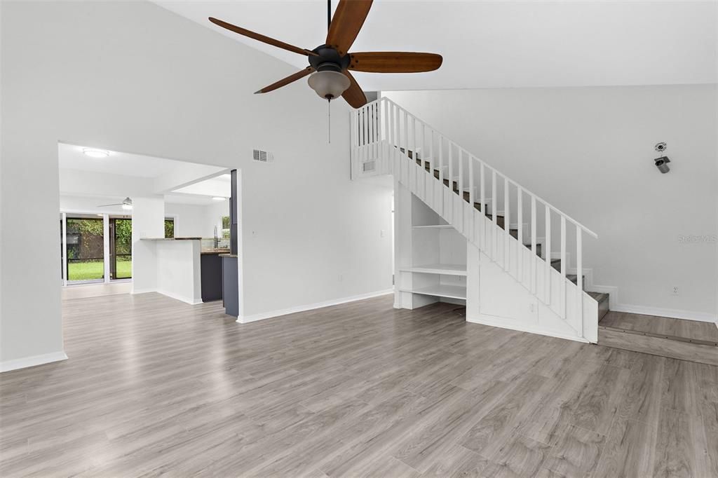 Empty room, Interior, Wood Texture Flooring