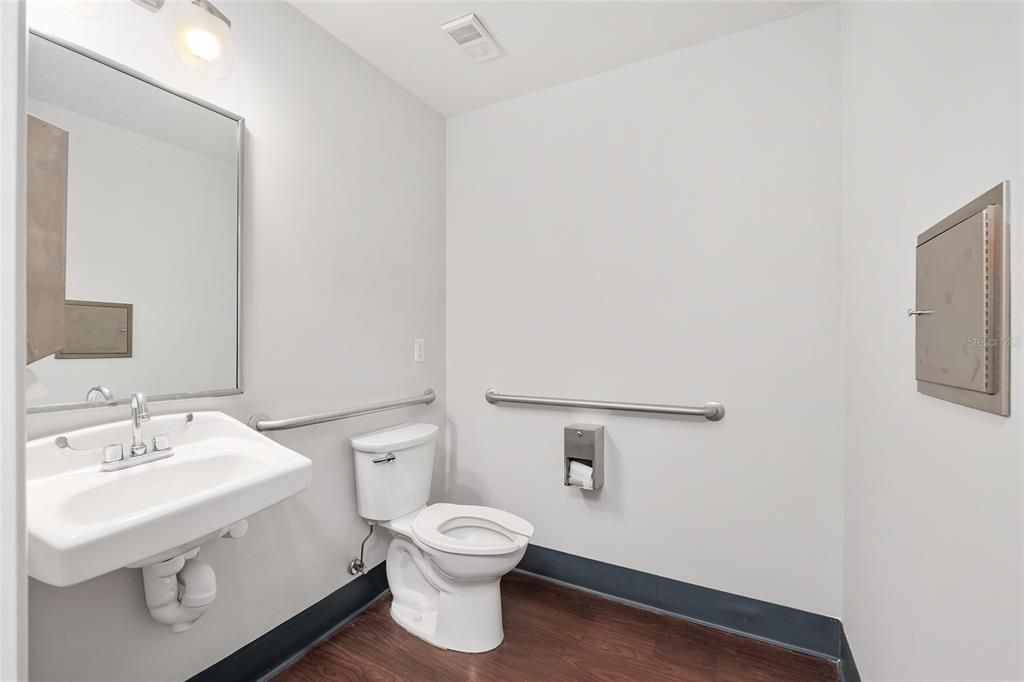 Bathroom, Interior, Wood Texture Flooring