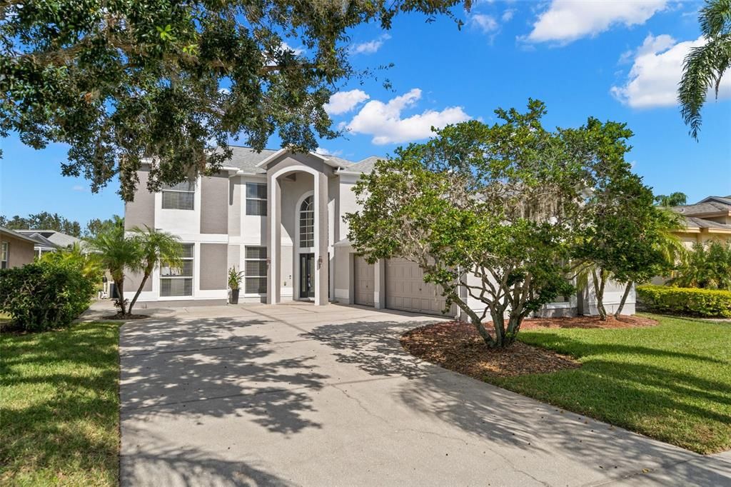 Attached, Backyard, Exterior, Facade, French Provincial