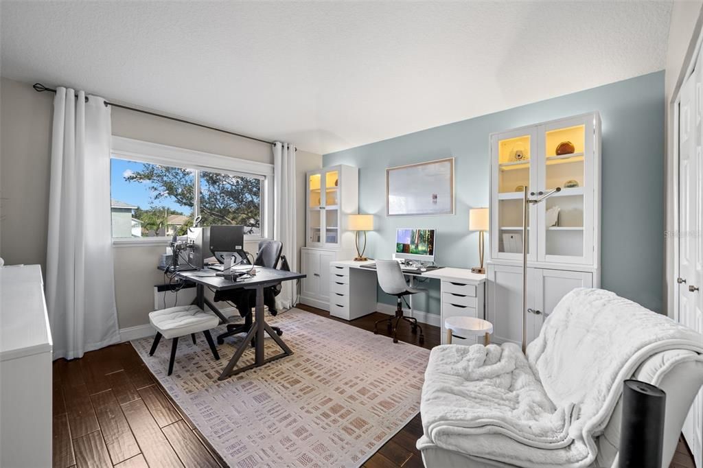 Home Office, Interior, Wood Texture Flooring