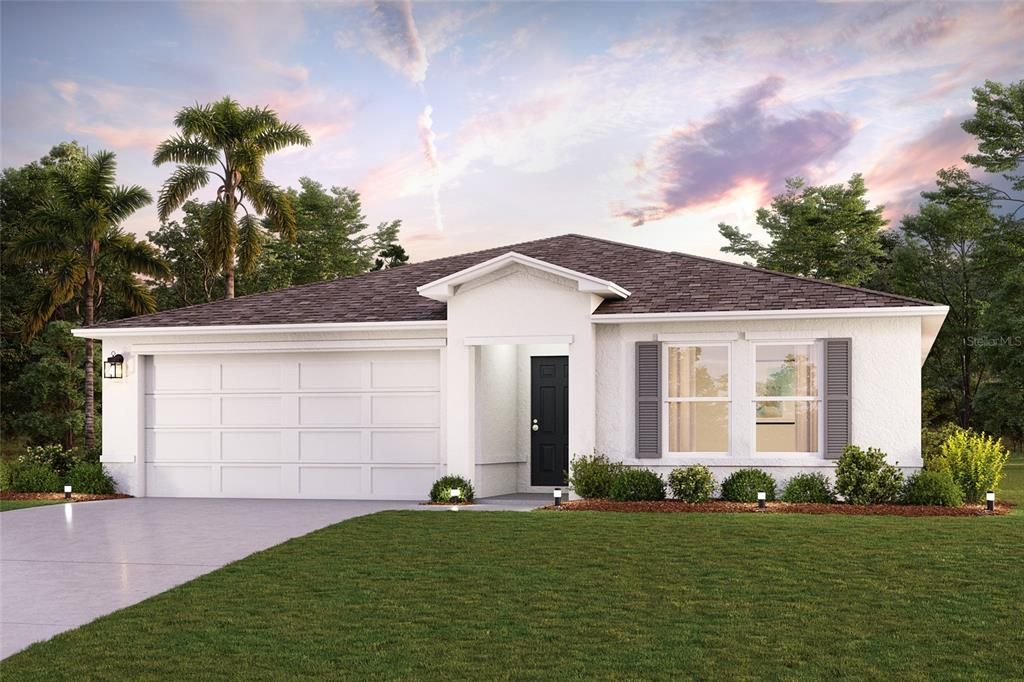 Attached, Exterior, Facade, Ranch