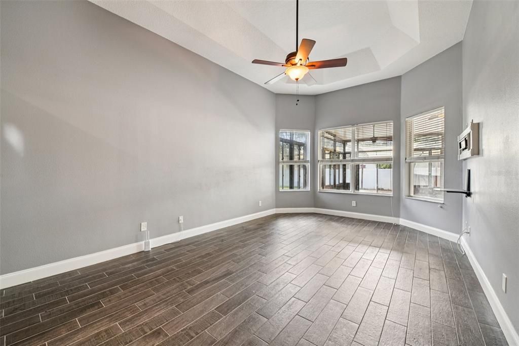Empty room, Interior, Wood Texture Flooring