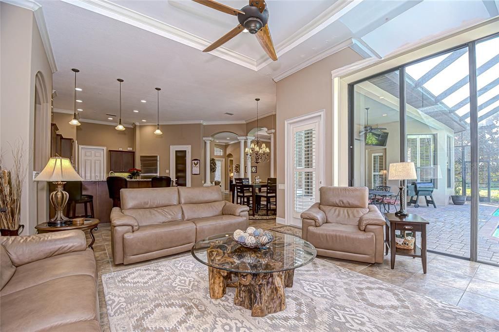 Dining room, Interior, Kitchen, Living room, Pendant Lights, Recessed Lighting