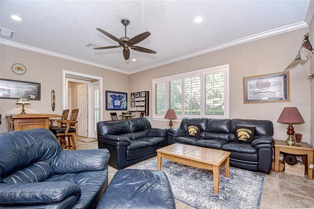 Interior, Living room, Recessed Lighting