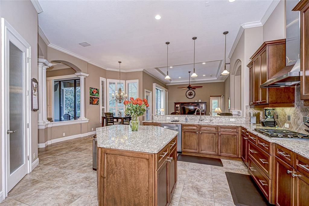 Dining room, Interior, Kitchen, Pendant Lights, Recessed Lighting