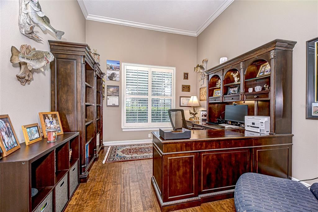 Home Office, Interior, Wood Texture Flooring