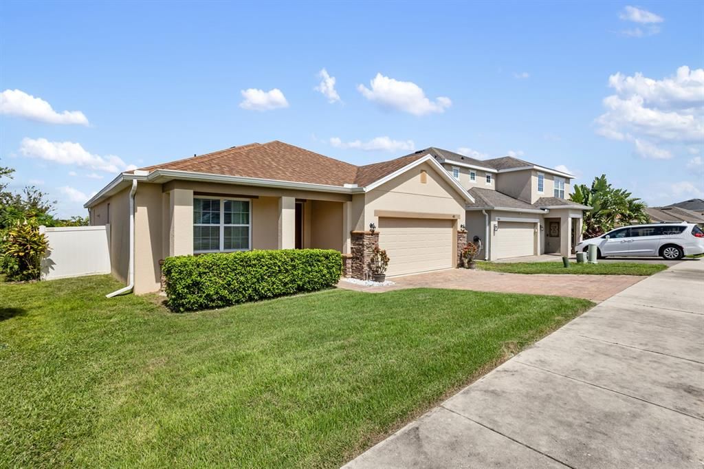 Attached, Backyard, Exterior, Facade, Ranch