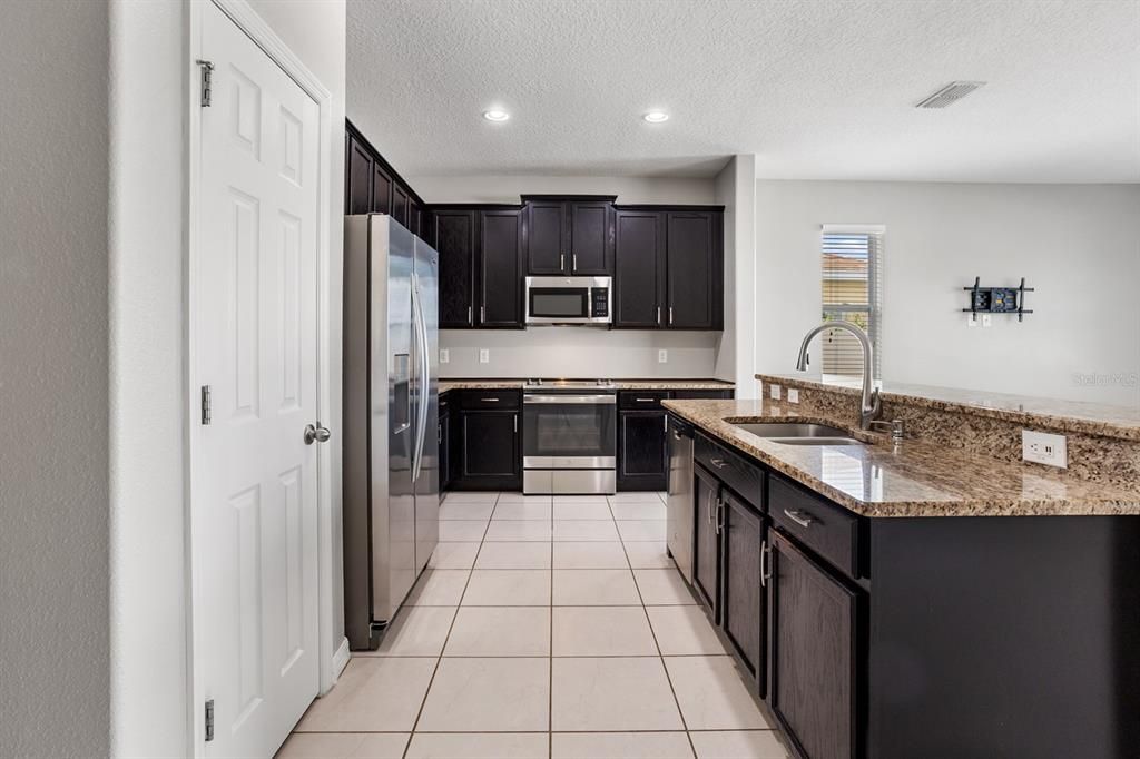 Interior, Kitchen, Recessed Lighting, Stainless Steel Appliances
