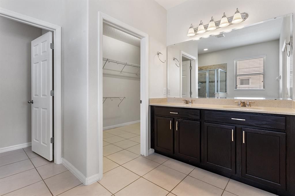 Bathroom, Dual Sink Vanities, Interior, Walk-in Closets
