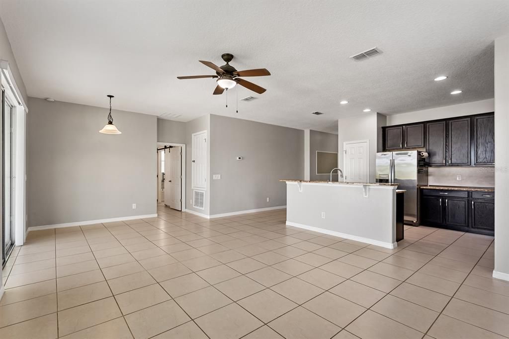 Interior, Kitchen, Pendant Lights, Recessed Lighting