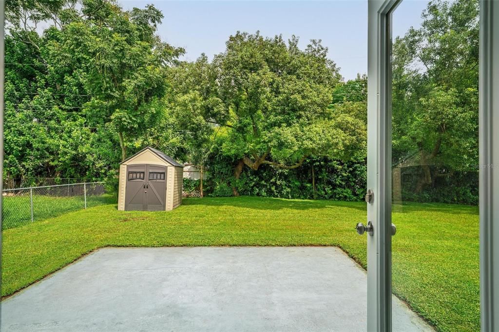 Backyard, Exterior