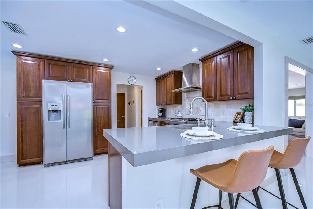 Interior, Kitchen, Recessed Lighting, Stainless Steel Appliances