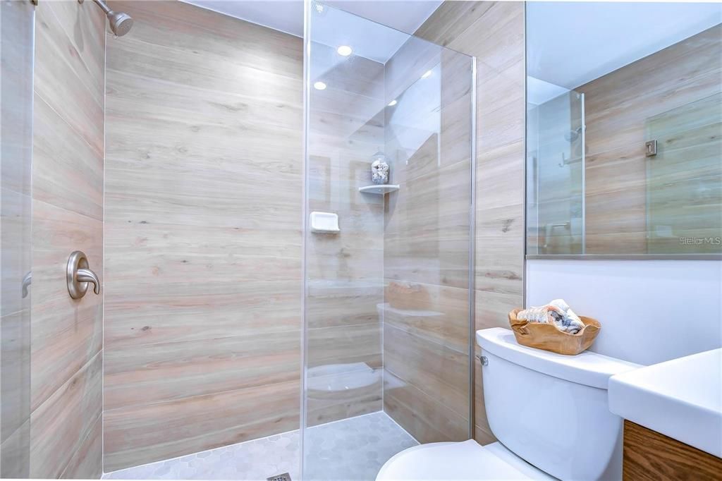 Bathroom, Glass Shower, Interior