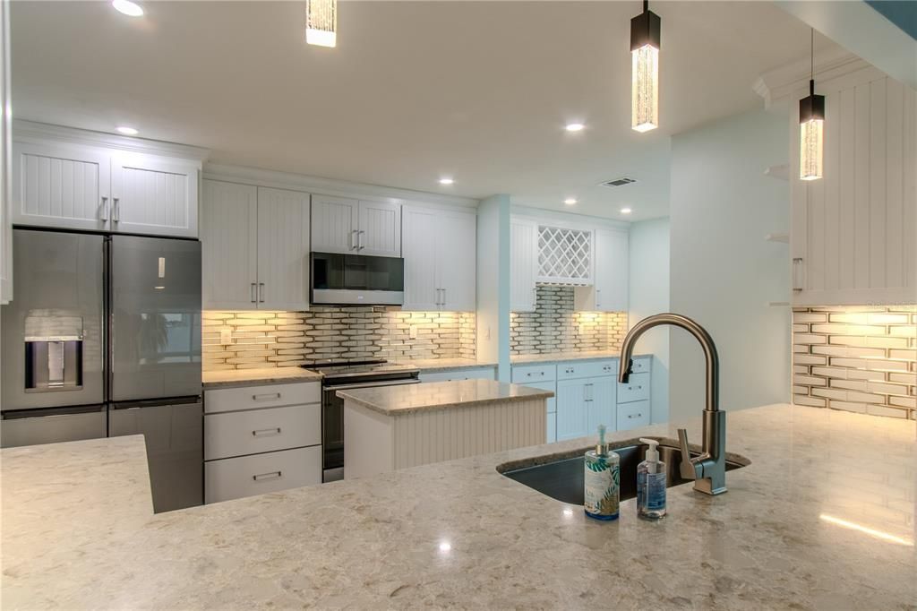 Interior, Kitchen, Pendant Lights, Recessed Lighting