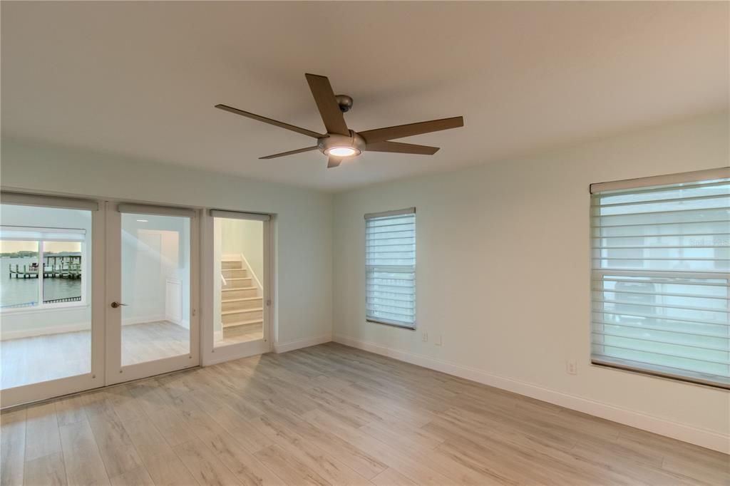 Empty room, Interior, Water, Wood Texture Flooring