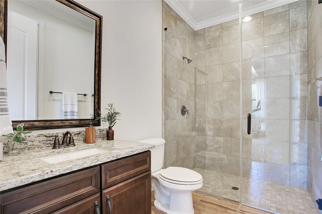 Bathroom, Glass Shower, Interior