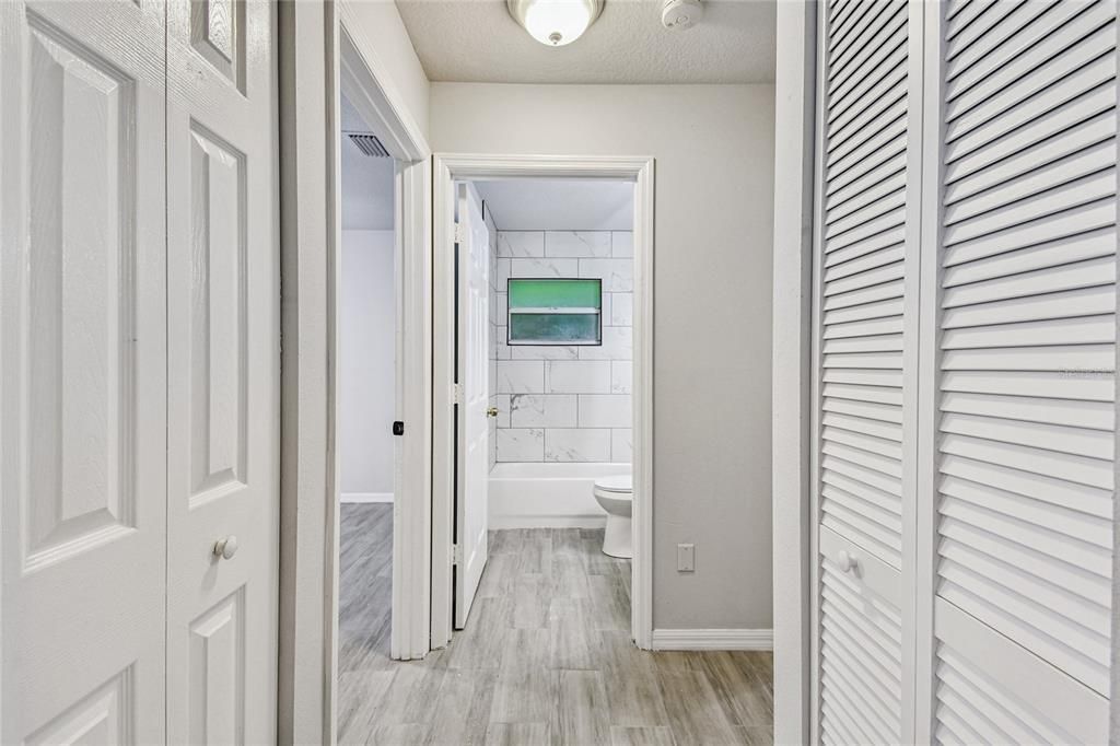 Bathroom, Interior, Wood Texture Flooring
