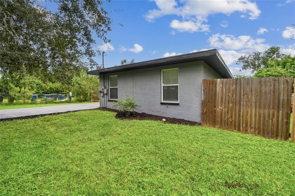 Backyard, Exterior