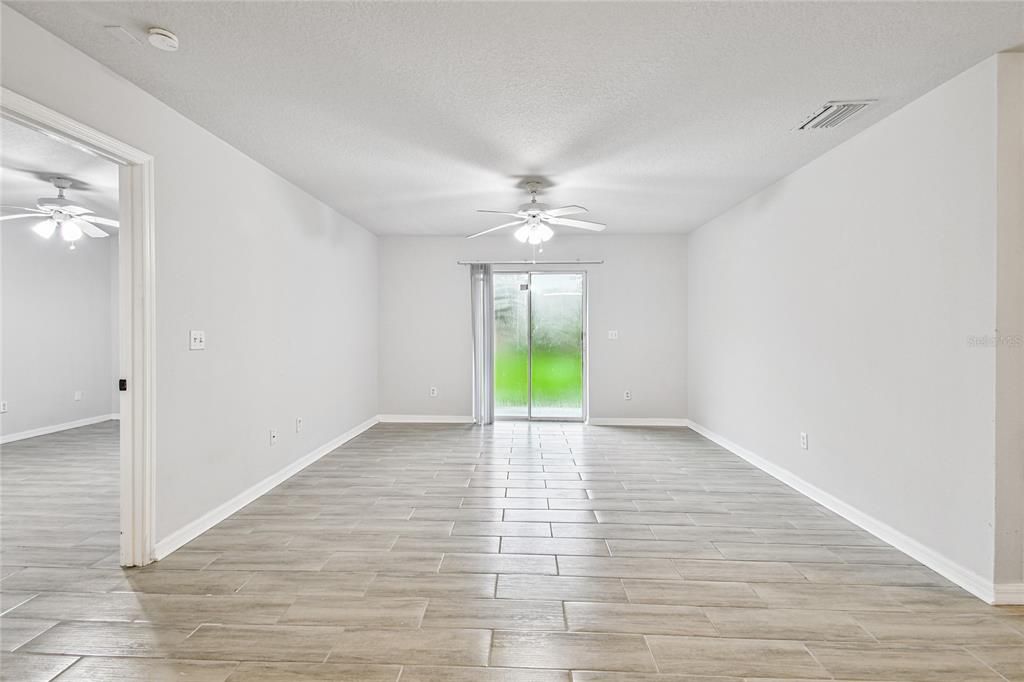 Empty room, Interior, Wood Texture Flooring