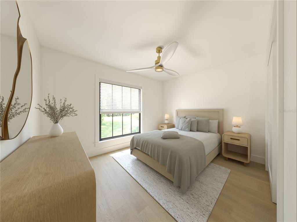 Bedroom, Interior, Wood Texture Flooring