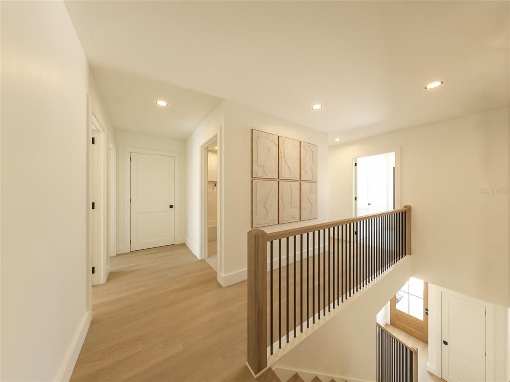 Interior, Recessed Lighting, Wood Texture Flooring