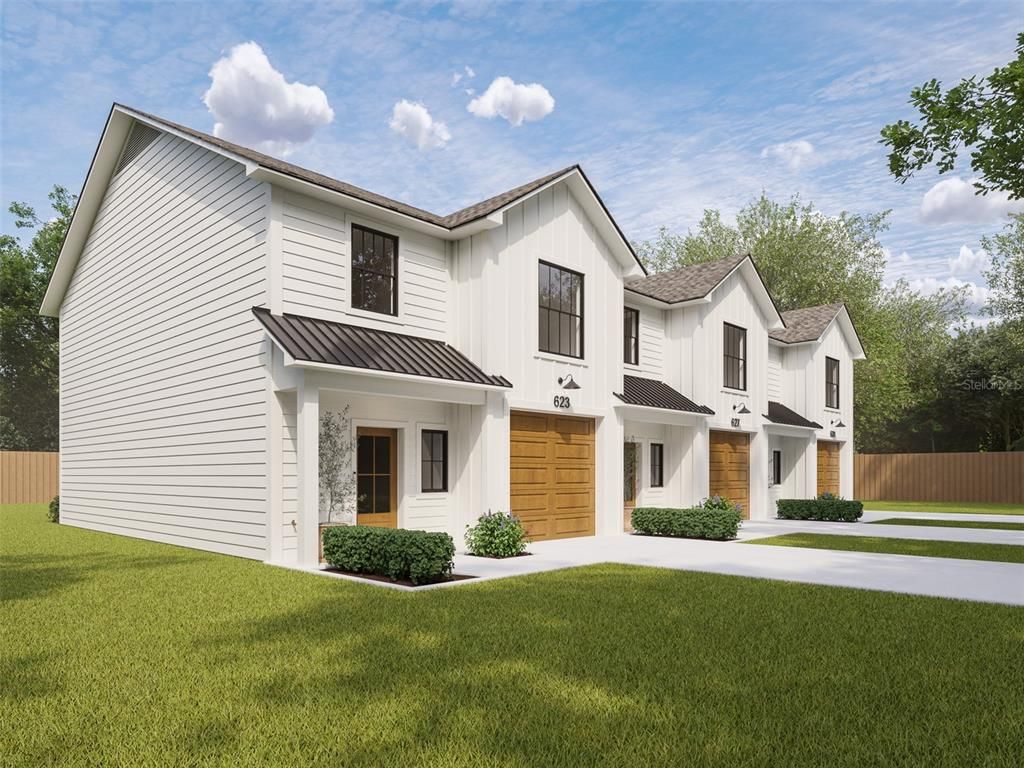 Attached, Backyard, Exterior, Facade, Farmhouse