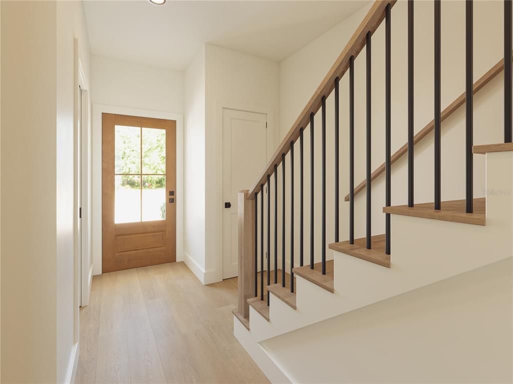 Interior, Recessed Lighting, Wood Texture Flooring