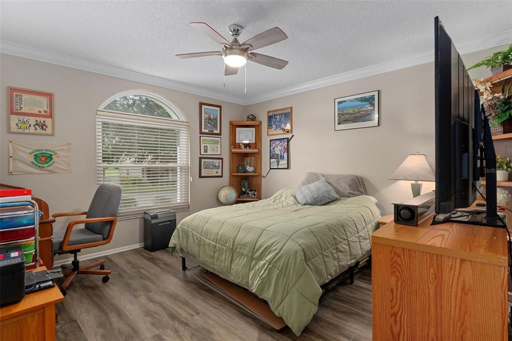 Bedroom, Home Office, Interior, Wood Texture Flooring