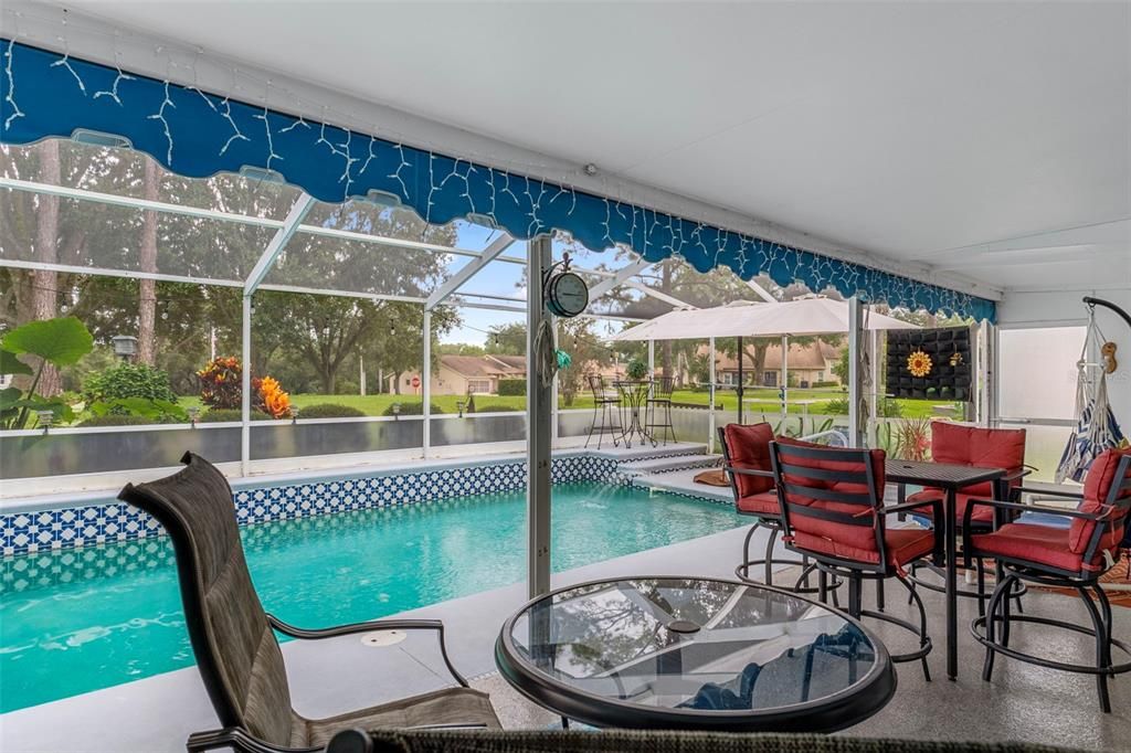 Dining room, Glass Ceilings, Interior, Pool, Sun Room, Water