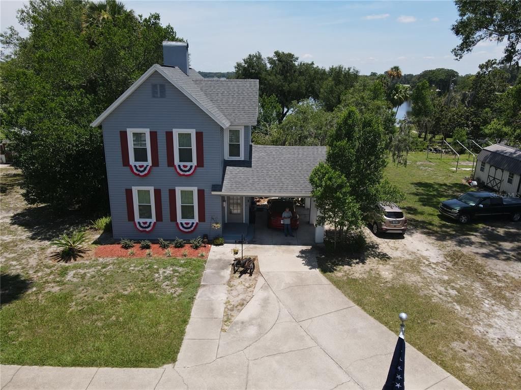 Backyard, Exterior, Facade, Queen Anne Victorian