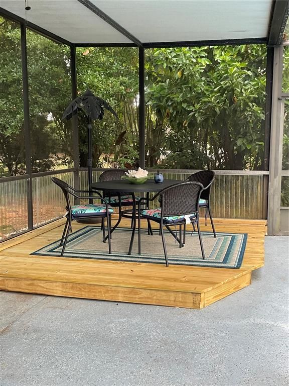 Interior, Sun Room, Wood Texture Flooring
