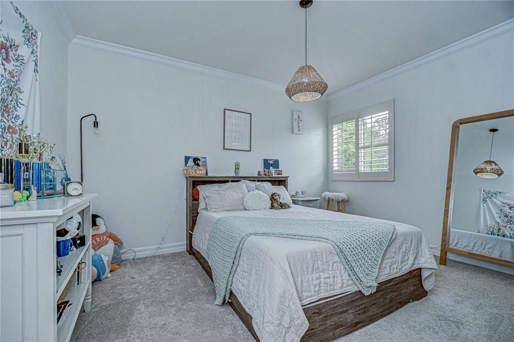 Bedroom, Interior, Pendant Lights