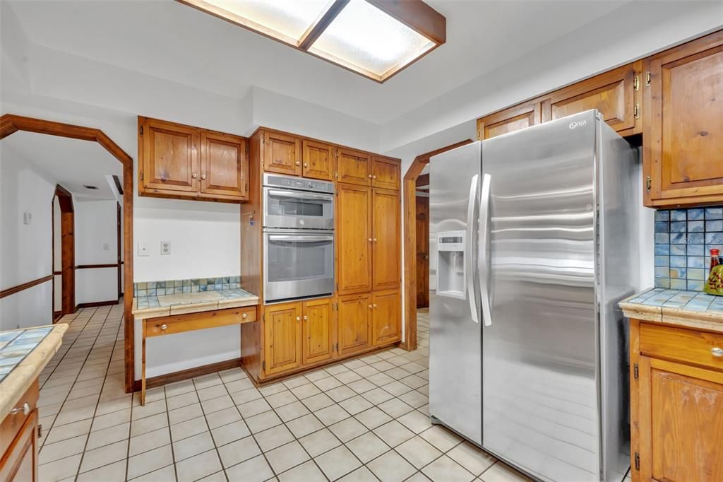 Interior, Kitchen, Stainless Steel Appliances, Tile Countertops