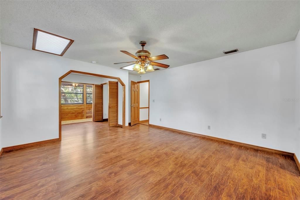 Empty room, Interior, Wood Texture Flooring