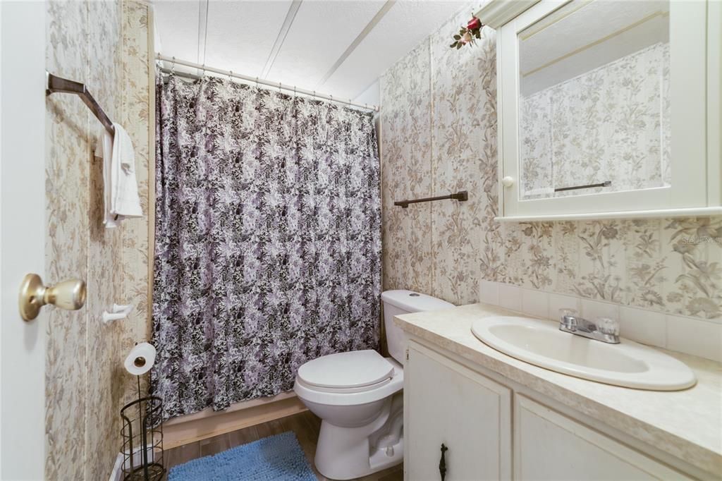 Bathroom, Interior, Wood Texture Flooring